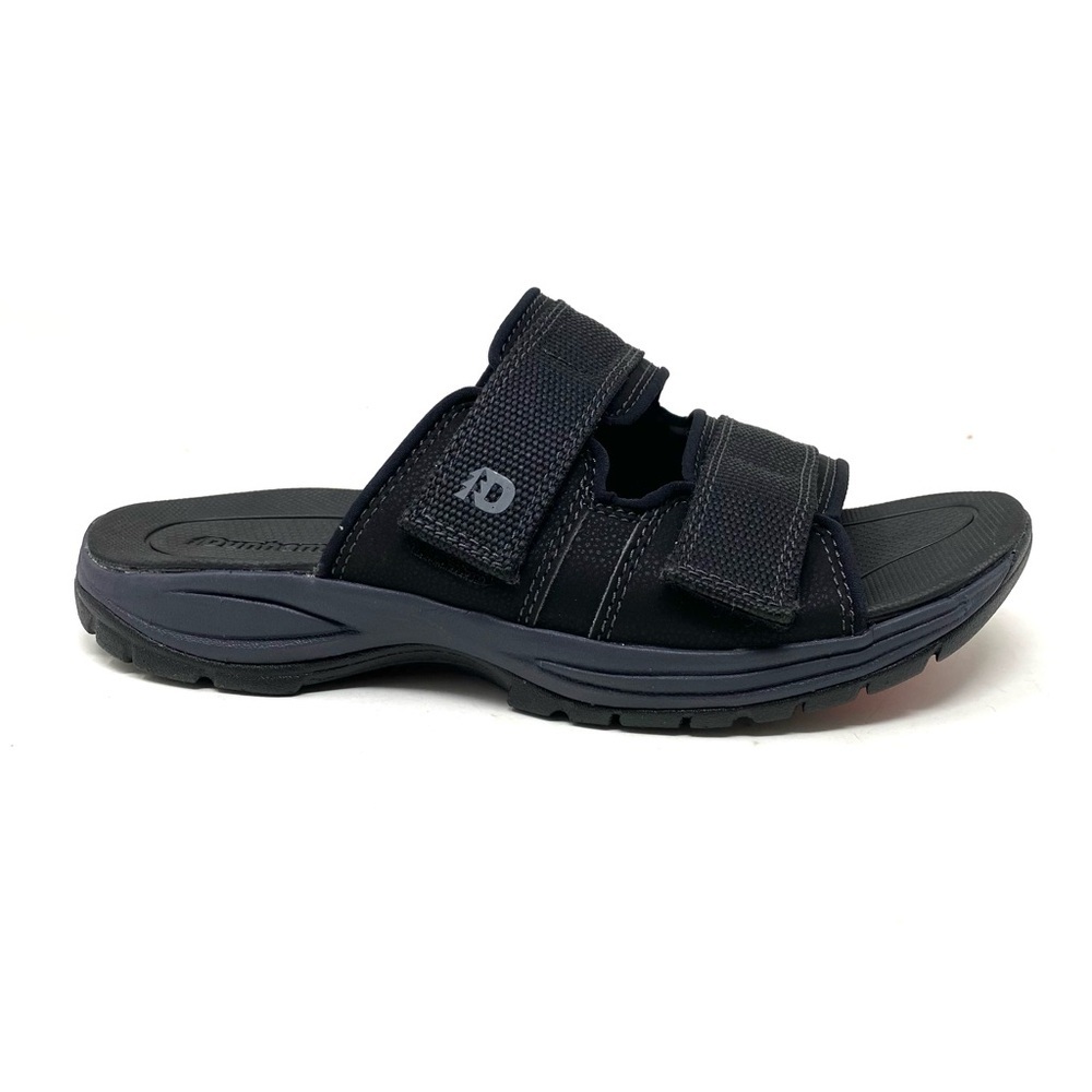 Dunham Black Newport Men’s Water-Friendly Slide Sandals NIB